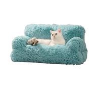 IUYIXWFP Elegant chat bed, fluffy fluffy sofa for cat sofa for dogs cannhable washable - 4 colors Large chat basket bed for kitten for interior cat,C,55 * 38 * 18CM