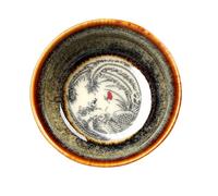 IUYIXWFP Hand-Drawn Chinese Zodiac Kung Fu Tea Cup - 7L/2.5oz Ceramic Mug for Comfortable Drinking Experience(Zodiac Horse),L