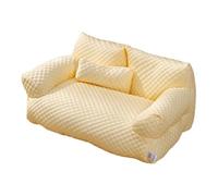IUYIXWFP Refreshing bed for dogs - Summer silk bed for small, medium and large dogs and cats, breathable and washable - Summer Sofa for Animal,C,90 * 56 * 30ｃｍ