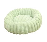 IUYIXWFP Round Donut Dog Bed for Small Dogs - Cozy Calming Puppy Bed with Non-Slip Bottom, Fluffy & Washable Pet Bed for Puppies and Kittens,H,60cm