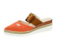 IUYTYSER Covered Toe Sandals for Women Women's Slippers Pointed Heel Leisure Roman Solid Color Cloth Summer Robe and Set (Orange, 5) Clog Clogs & Mules Black Arch Support Ladies Size 6 Platform