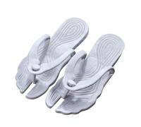 IUYTYSER Flip Flops For Women With Arch Support Disposable Travel Business Portable Folding Couples Beach Internet Hotel Slippers (Grey, 4-4.5) Sliders Womens Sandals Women'S Walking Size 6
