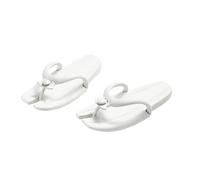 IUYTYSER Flip Flops Women Arch Support Disposable Travel For Business Portable Folding Couples Beach Internet Hotel Slippers (White, 7-7.5) White Womens Women'S Sandals & Slides Sparkly Crocs