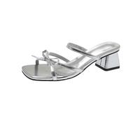 IUYTYSER Kitten Heels Breathable Buckle Strap Shoes Mouth Flowers Ladies Sandals Heel Women'S One Women White Gold For Heeled Strappy Uk Red Black Womens Slip On Leopard Print Comfortable