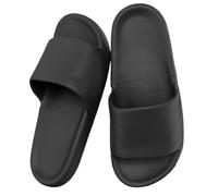 IUYTYSER Unisex Comfort Cloud Sliders Color Slippers For Summer Indoor Non Home Bathroom Bathing High End Sandals Women'S Outdoor (Black, 7) Mens Size 11 Shower Women 12 Uk Pool Woman Memory