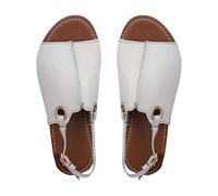 IUYTYSER Women Casual Flat Slide Sandals Women'S Beach Hollow Slippers Shoes Womens Puppy Size 8 (White, 5) For 5 Slides & Sliders 6 Shower Ladies Pool Black Clear Blue Wide Fit Uk Comfort Tan 4