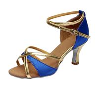 IUYTYSER Women Formal Open Toe Heels Shoes Adult Female Long Slipper Socks For Solid Color Casual Flat Soft Indoor Raffia Sandals (Blue, 5) Gold High Black Ladies Size 6 Silver Platform Evening