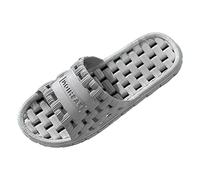 IUYTYSER Women Men Non-Slip Cloud Sliders Couples Shower Room Non Breathable Massage Soft Sole Quick Drying Slipper Comfortable Flat Shoes Wool Slippers Mens (Grey, 7.5) Pool Size 8 Bathroom 9