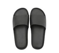 IUYTYSER Women Men Shower Slippers Sliders Summer Not Stink Hotel Home And Indoor Soft Bottom Non Bathroom Sandals Womens Bedroom (Black, 35) Mens Size 11 Pool Shoes Rubber For Plastic Slides 9