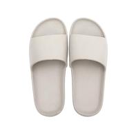 IUYTYSER Women Men Shower Slippers Sliders Summer Not Stink Hotel Home And Indoor Soft Bottom Non Bathroom Sandals Womens Bedroom (Grey, 35) Shoes Pool Size 7 11 For Plastic Ladies Slides Mens