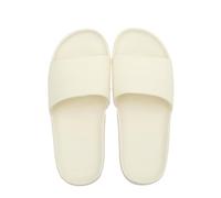 IUYTYSER Women Men Shower Slippers Sliders Summer Not Stink Hotel Home And Indoor Soft Bottom Non Bathroom Sandals Womens Bedroom (White, 43) Foam Mens Shoes Black Slider Slidders Slides Size 9