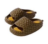 IUYTYSER Women Men Soft Cloud Sliders Women'S Summer Durian Shaped Slippers Can Be Worn Externally Or At Home Sequin For (D, 8.5-9.5) Size 8 Mens 12 Uk Toilet Rubber Black Bathroom Wide Fit 9