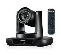 iuZee 4K PTZ Conference Room Camera USB3.0/HDMI Live Streaming Camera 12X Wide Angle Optical Zoom for Video Conferencing, Church Streaming, Education, Medical Work with Zoom