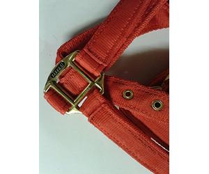IV Horse Premium Soft Web Headcollar (Small Pony, Red)