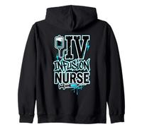IV Infusion Nurse Zip Hoodie
