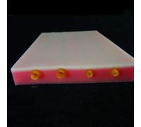 IV Injection Practice Training Pad - 4 Veins Imbedded Venipuncture Model Silicone Human Skin Suture For Medical Educational