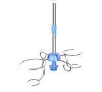 iv Pole Medical Portable IV Bag Stand Hanging Infusion Stand with Pulley Height Adjustable, for Home Hospital Clinics drip Stand(1-1.3m)