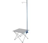 IV Pole Portable, Adjustable Stainless Steel Iv Drip Stand IV Bag Holder with 1 Hooks Foldable Infusion Stand for Elderly Home Care,Hospital and Clinic and Travel(Blue)