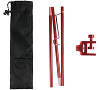 IV Pole Portable, Adjustable Stainless Steel Iv Drip Stand IV Bag Holder with 1 Hooks Foldable Infusion Stand for Elderly Home Care,Hospital and Clinic and Travel(Red)