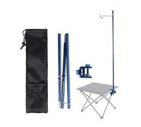 IV Pole Portable, Stainless Steel Iv Drip Stand IV Bag Holder with 1 Hooks Infusion Stand for Elderly Home Care,Hospital and Clinic and Travel(Blue)