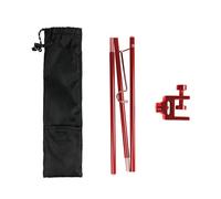 IV Pole Portable, Stainless Steel Iv Drip Stand IV Bag Holder with 1 Hooks Infusion Stand for Elderly Home Care,Hospital and Clinic and Travel(Red)