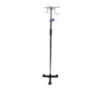 IV Pole Stand with Wheels, Heavy Duty Adjustable Infusion Stand with Cast Iron Base & Double-Sided Paint, 2-Hook Rolling Medical Stand for Hospital Clinic Home Care