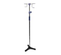IV Pole Stand with Wheels, Heavy Duty Adjustable Infusion Stand with Cast Iron Base & Double-Sided Paint, 2-Hook Rolling Medical Stand for Hospital Clinic Home Care