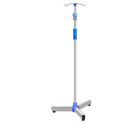 iv Pole Vive IV Pole with Wheels IV Fluids Bag Stand with 2 Hooks and Adjustable Height for Home Care, Hospitals drip Stand