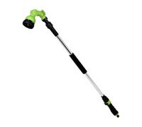 IV:XX Telescopic Garden Watering Wand - 75-150cm Extendable Spray Lance with 8 Patterns, 180° Pivot Head & Thumb Control | Heavy Duty Hose Pipe Attachment for Plants, Baskets, Cars & Patio