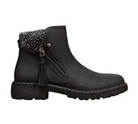 IVACHY Women's Ankle Boots - Warm Fur Lined Winter Boots With Side Zip Closure in Black | Size: 5 IVACHY Black 5
