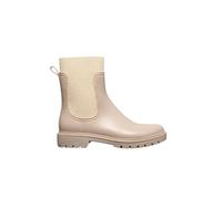 IVACHY Women's Waterproof Chelsea Boots - Ankle-Length, Slip-Resistant, Pull-On Rain Boots with 3 cm Block Heel- Wellie booties
