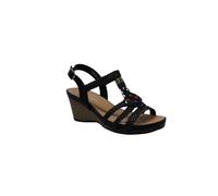 IVACHY Bohemian style wedges summer shoes braided decorated with beads ankle buckle closure open toe