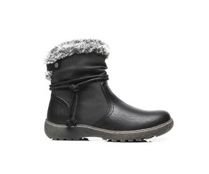 IVACHY Classic Ankle Boots- Soft Fur ankle curf- warm lining - insulated interior- slip resistant - ladies size 3 to 7.5 UK