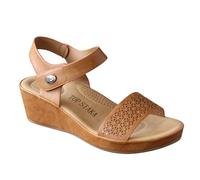IVACHY Comfort Wedge Women's Sandals Walking - Cushioned Footbed, Geometric Design - Available UK Size 3 to 7.5