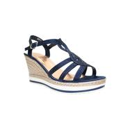 IVACHY Womens Wedge Ladies Crystal Sparkling Sandal Shine Espadrille Platform Shoes Size UK