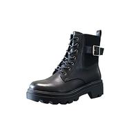 IVACHY Women Ankle Boots - Zip Comfort Lace-Up Booties, Ladies Fashion Winter Wedge Boots Size UK 3-8