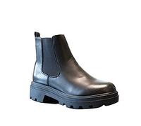 IVACHY Women Chelsea Boots Elastic Stretch Ankle Strap Ladies Fashion Brogues Winter Wedge Boots Size