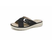 IVACHY Women’s Cross Strap Slide Sandals Comfort Mule Slippers with Decorative Buckle Open Toe Slip On Lightweight Summer Shoes