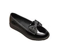 IVACHY Women’s Loafers Flats - Comfortable Slip-On Dress Shoes with Tassel, Bow, or Lace - Shiny & Matte Options