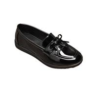 IVACHY Women’s Loafers Flats - Comfortable Slip-On Dress Shoes with Tassel, Bow, or Lace - Shiny & Matte Options