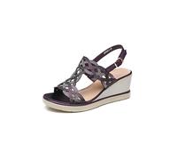 IVACHY Women’s Rhinestone Glitter Wedge Sandals, Sparkling Slingback Buckle Strap Open Toe Platform Summer Dress Shoes party wedding bridal ladies