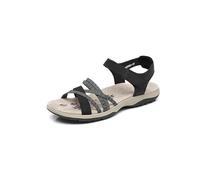 IVACHY Women’s Strappy Comfortable Summer Flat Sandals - Wide fit- Breathable Open Toe Beach Casual Walking Shoes for Holidays & Everyday Wear