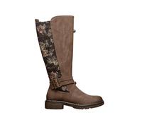 IVACHY Women’s Tall Boots with Buckle & Lace Back - Stylish Knee High Winter Boots with Side Zip, Non-Slip Sole, Comfortable Fashion Boots for Cold Weather