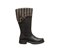 IVACHY Women’s Tall Winter Boots with Knit Cuff - Warm Fur Lined Side Zip Boots, Comfortable Non-Slip Casual Fashion Boots for Cold Weather