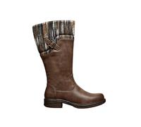 IVACHY Women’s Tall Winter Boots with Knit Cuff - Warm Fur Lined Side Zip Boots, Comfortable Non-Slip Casual Fashion Boots for Cold Weather