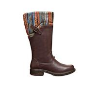 IVACHY Women’s Tall Winter Boots with Knit Cuff - Warm Fur Lined Side Zip Boots, Comfortable Non-Slip Casual Fashion Boots for Cold Weather