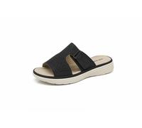 IVACHY Women's Bohemian Style Perforated Lightweight Mule Slippers Slide Sandals in Black | Size: 8