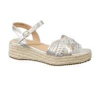 IVACHY Women's Braided Wedge Sandals - Espadrille Platform- Comfortable 4cm Heel, Adjustable Buckle Closure - Available in UK Sizes 3-7.5