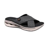 IVACHY Women's Comfort Criss-Cross Slide-On Sandals in Black | Size: 5 IVACHY Black 5