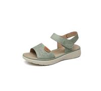 IVACHY Women's Comfort Cushioned Sandals Ladies Summer Walking Shoes Breathable Flats with Adjustable Strap Lightweight Casual Footwear for Holiday Beach Daily Wear